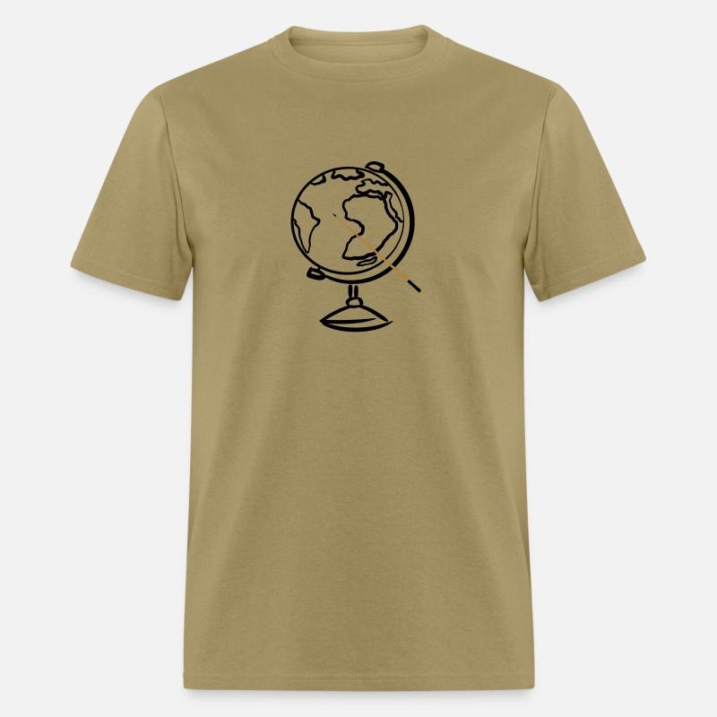 Globe with Pointer stick. Geography. Education.