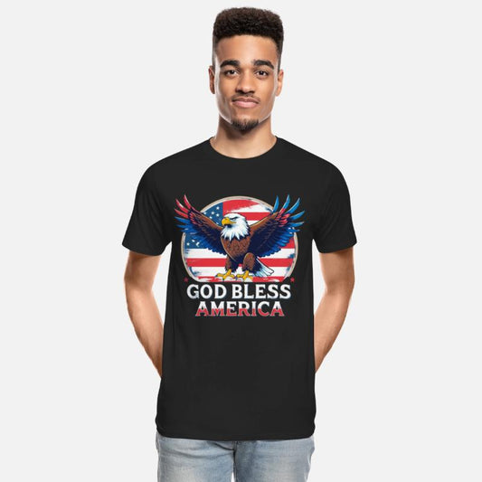 God Bless America Patriotic Eagle