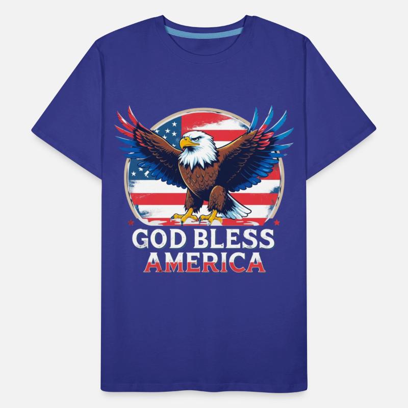 God Bless America Patriotic Eagle