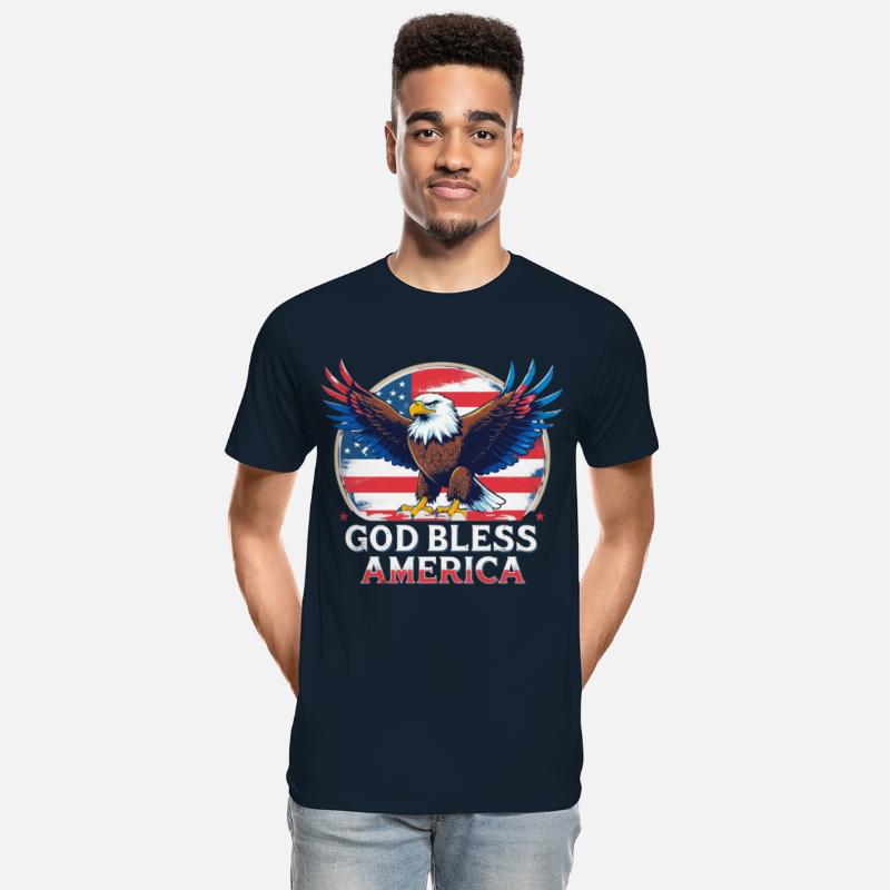 God Bless America Patriotic Eagle