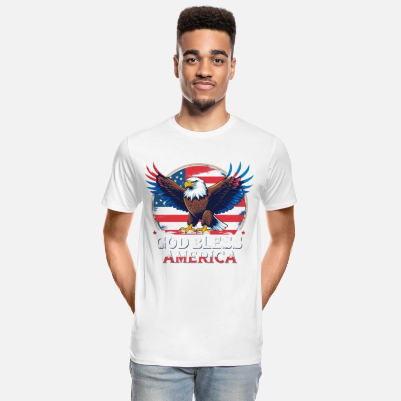 God Bless America Patriotic Eagle