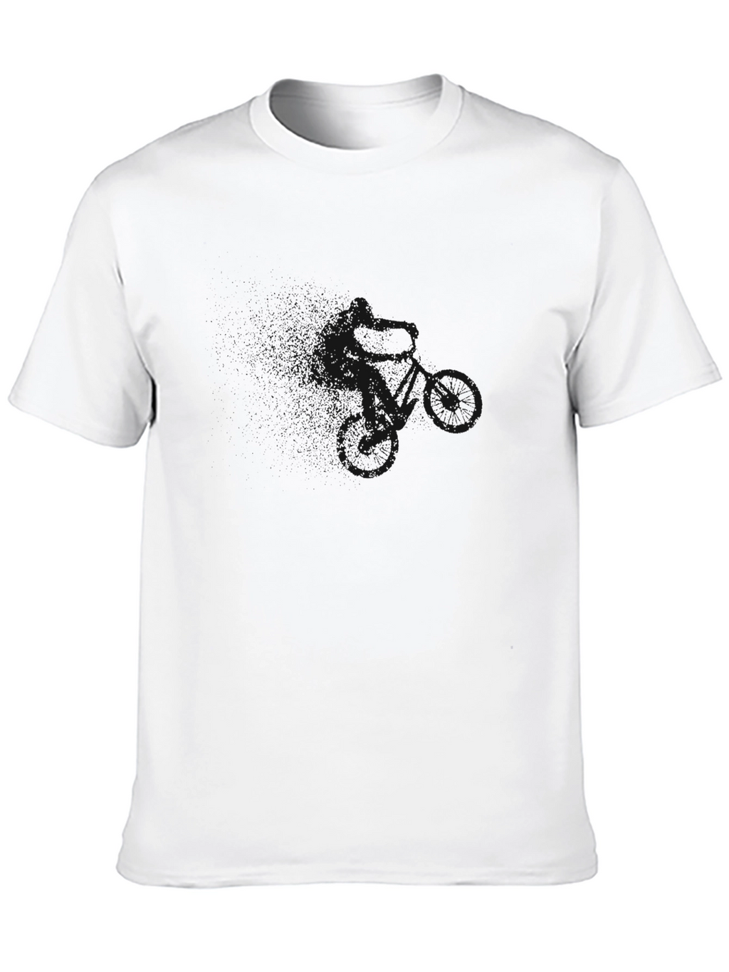 Mens Classic Black Crew Neck T-Shirt