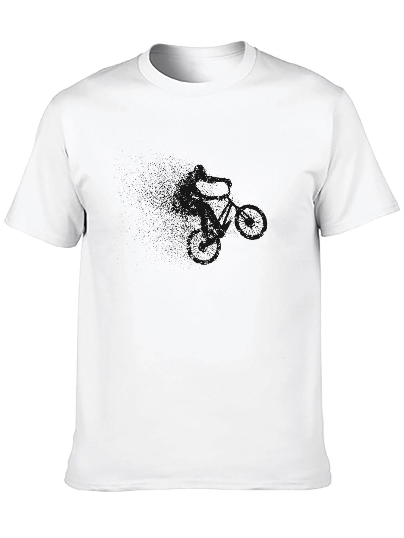 Mens Classic Black Crew Neck T-Shirt