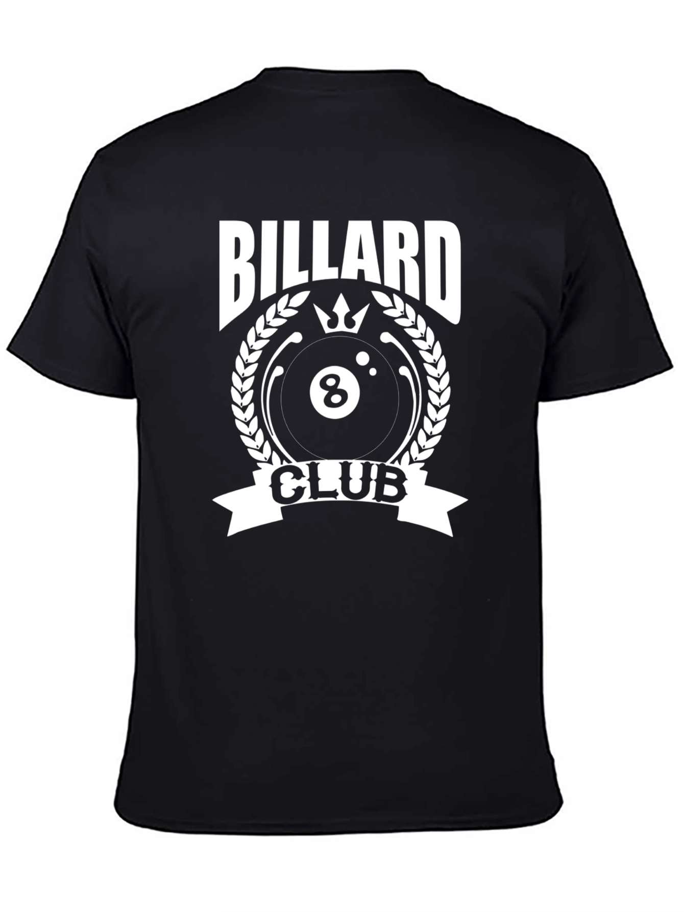 Billiard Club T-Shirt - Cool 8-Ball Design