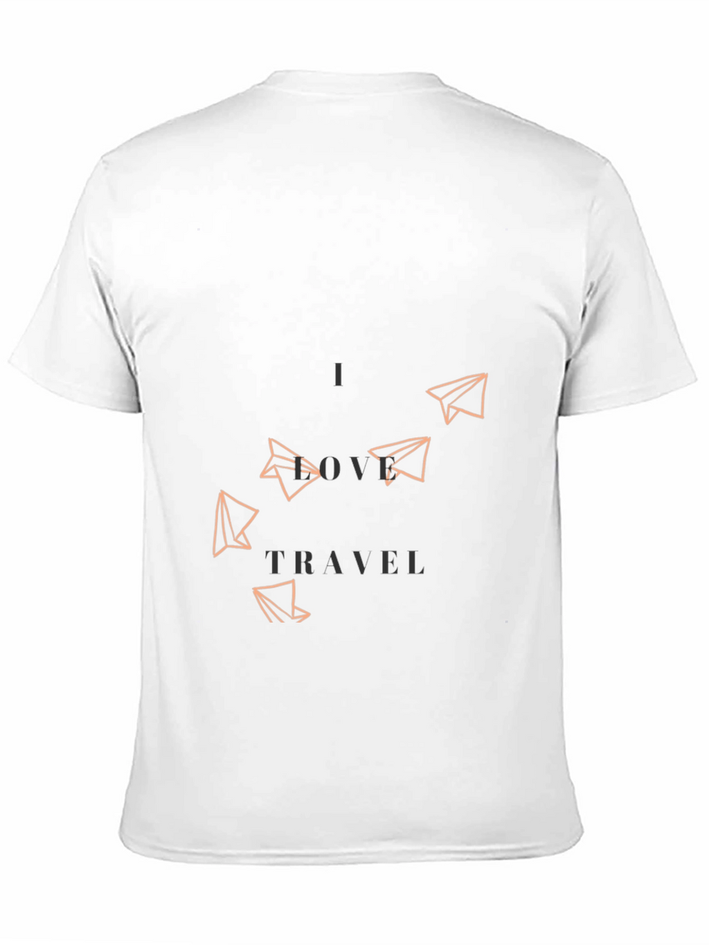 I Love Travel Graphic Tee - Black