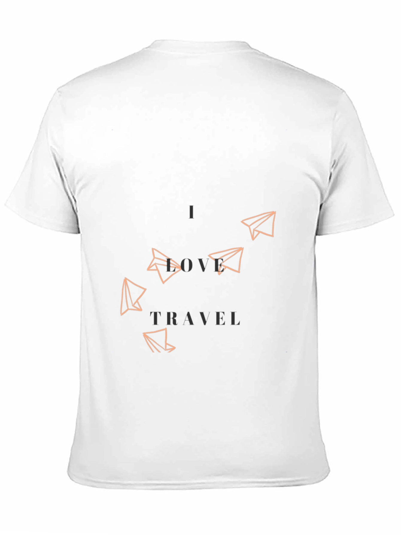 I Love Travel Graphic Tee - Black