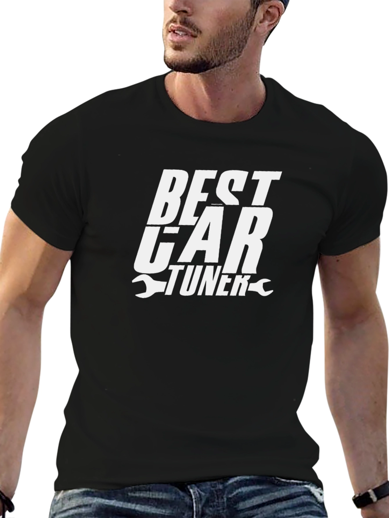 Best Car Tuner Graphic Tee - Black