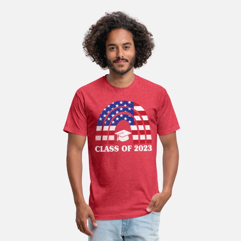 Graduation Class of 2023 Rainbow Us American Flag