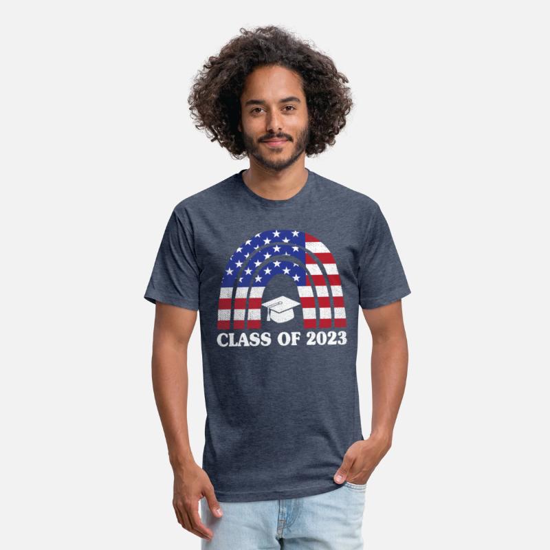 Graduation Class of 2023 Rainbow Us American Flag