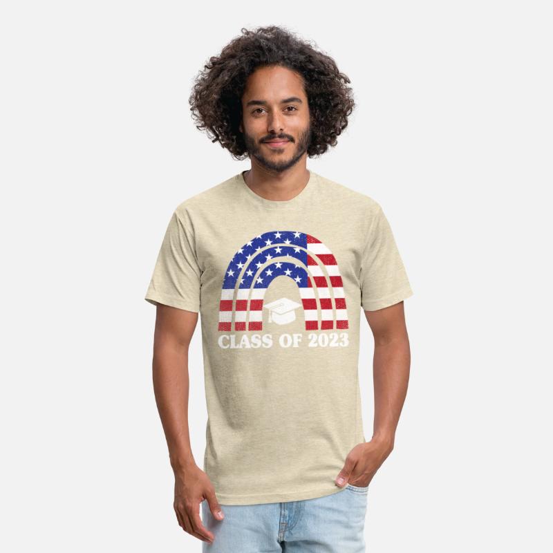 Graduation Class of 2023 Rainbow Us American Flag