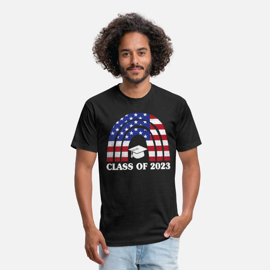 Graduation Class of 2023 Rainbow Us American Flag
