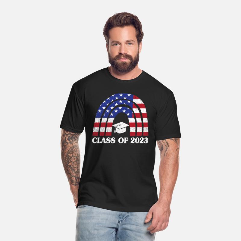 Graduation Class of 2023 Rainbow Us American Flag