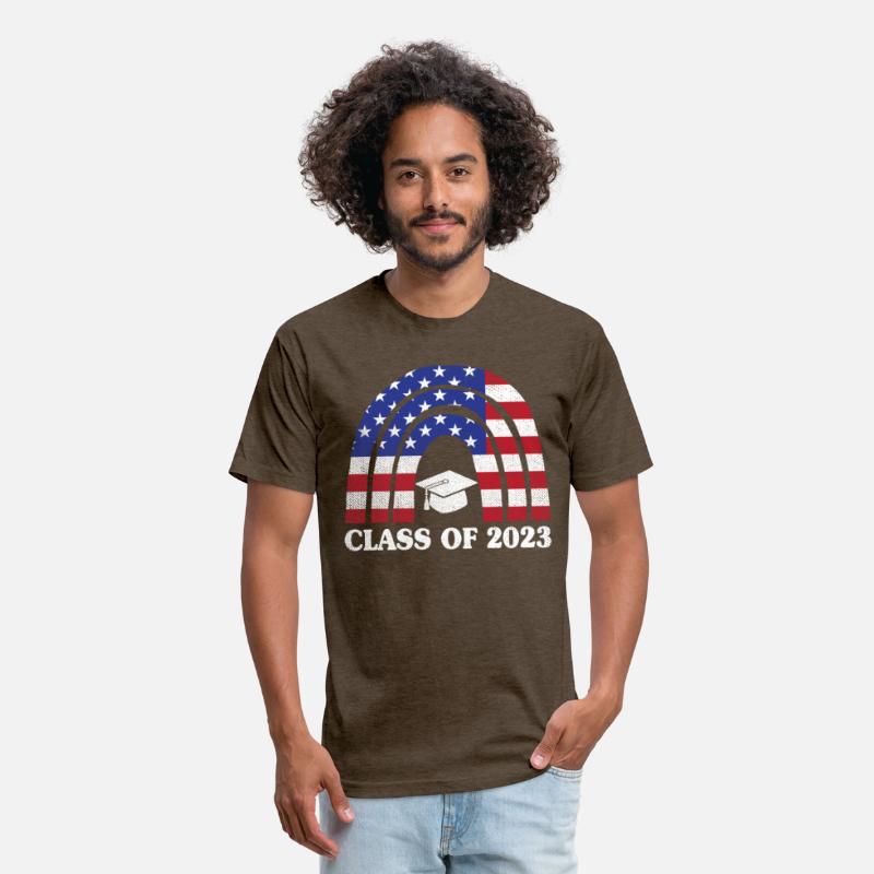 Graduation Class of 2023 Rainbow Us American Flag