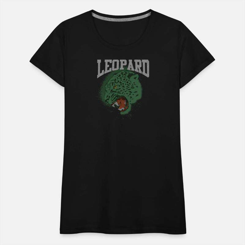 Green leopard head