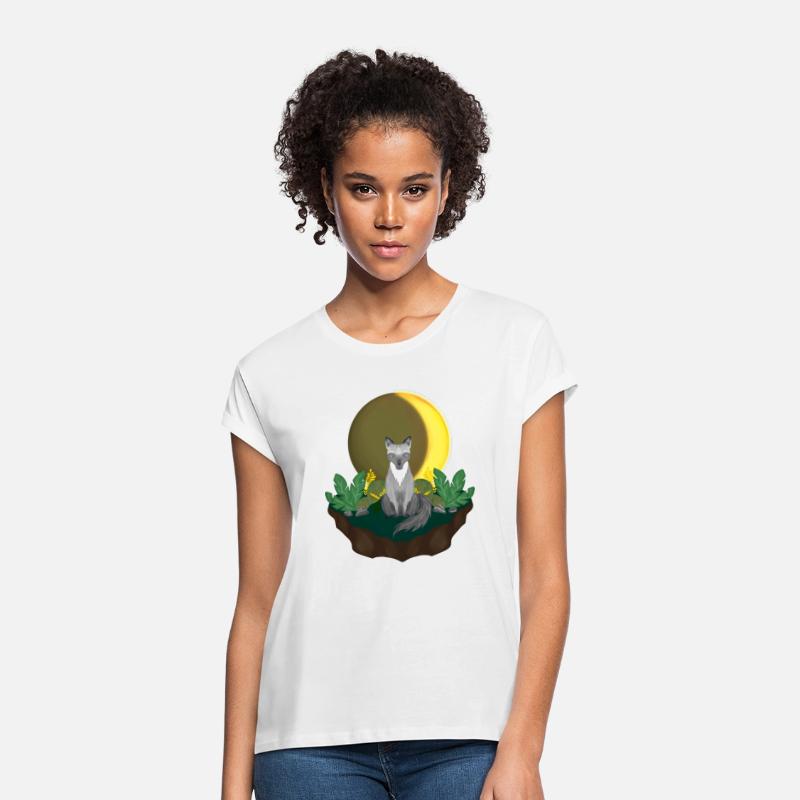 Grey Wolf in the Half Moon