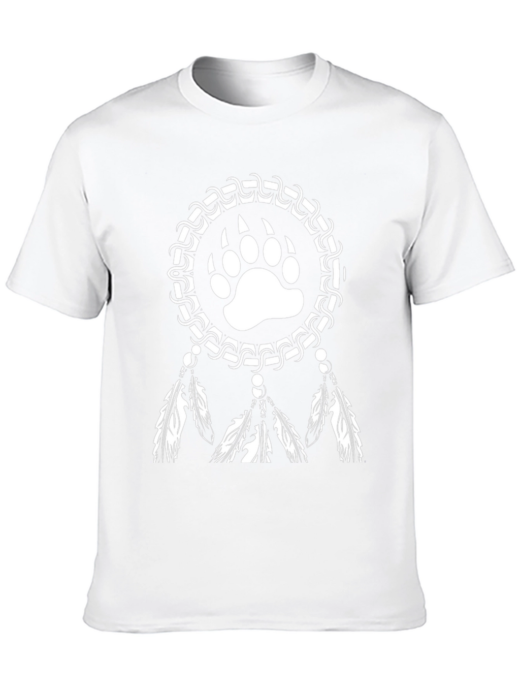Bear Paw Dreamcatcher Graphic T-Shirt