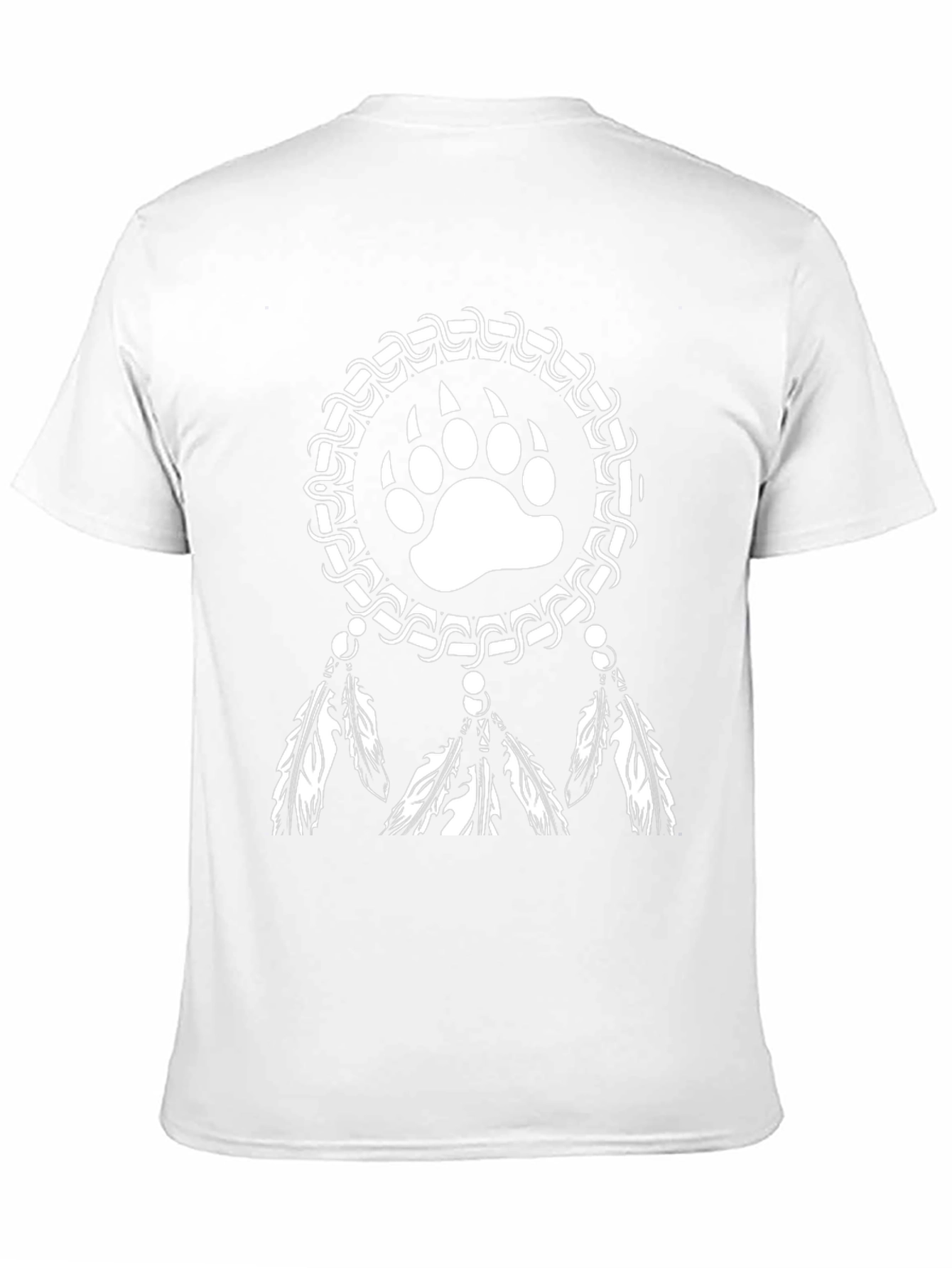 Bear Paw Dreamcatcher Graphic T-Shirt