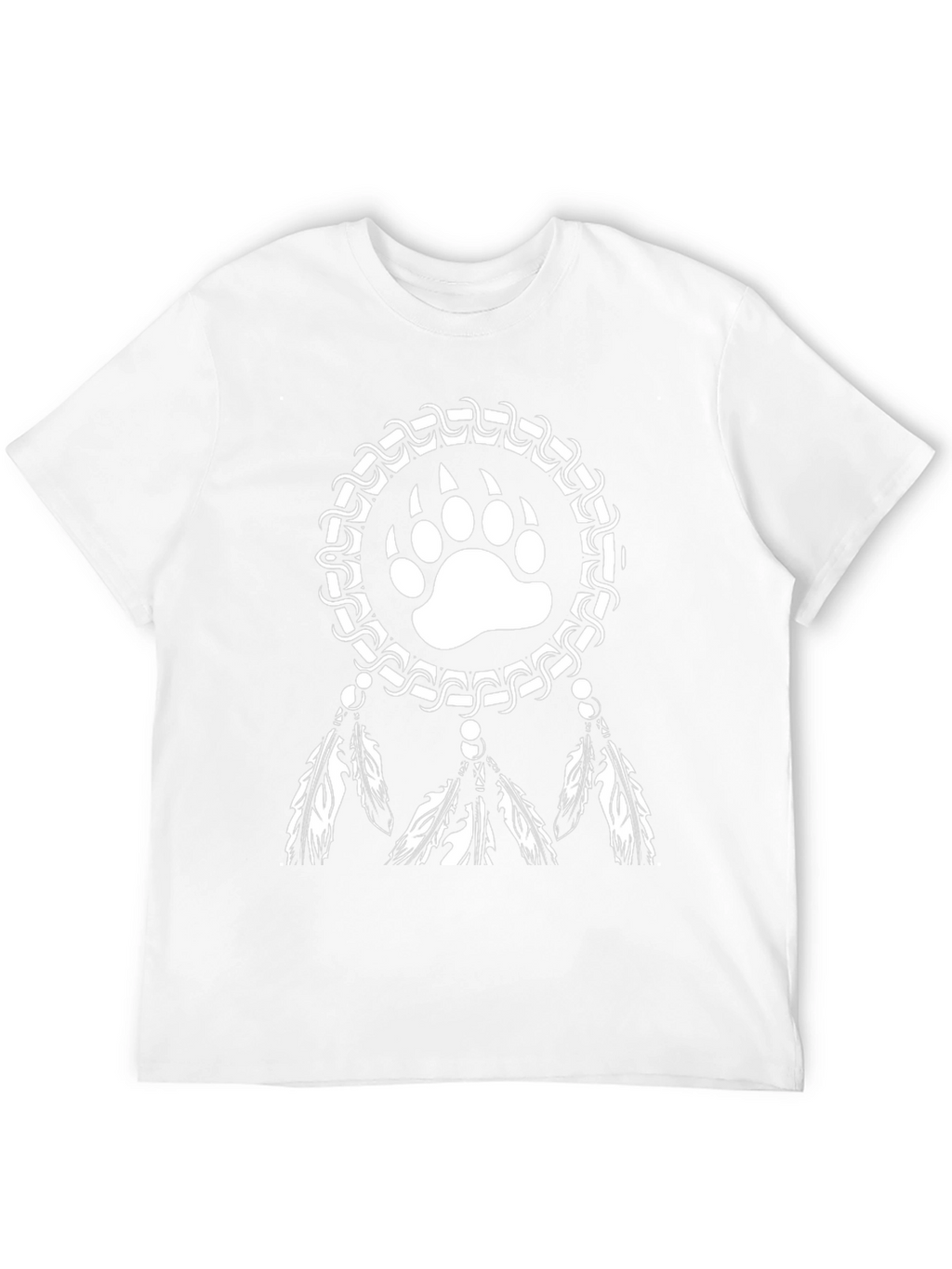 Bear Paw Dreamcatcher Graphic T-Shirt