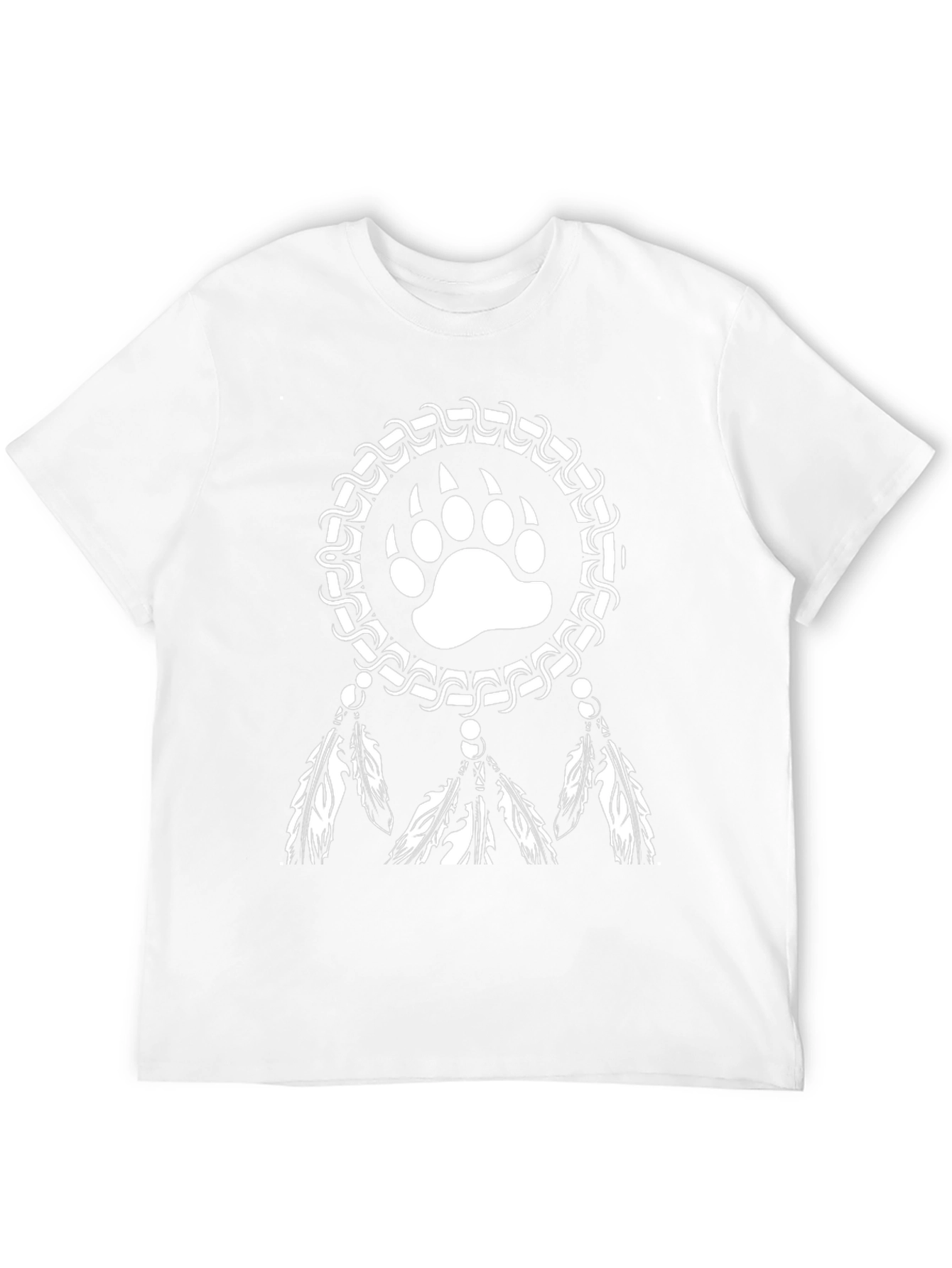 Bear Paw Dreamcatcher Graphic T-Shirt