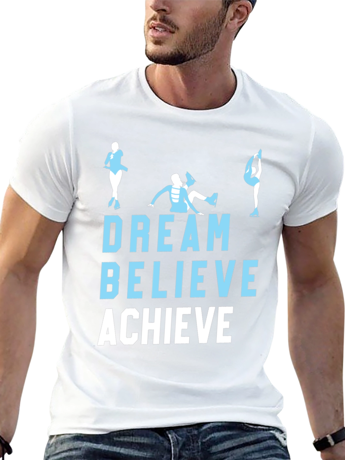 Dream Believe Achieve Skating T-Shirt