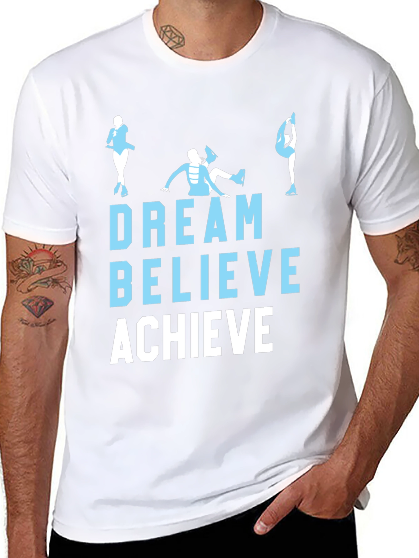 Dream Believe Achieve Skating T-Shirt