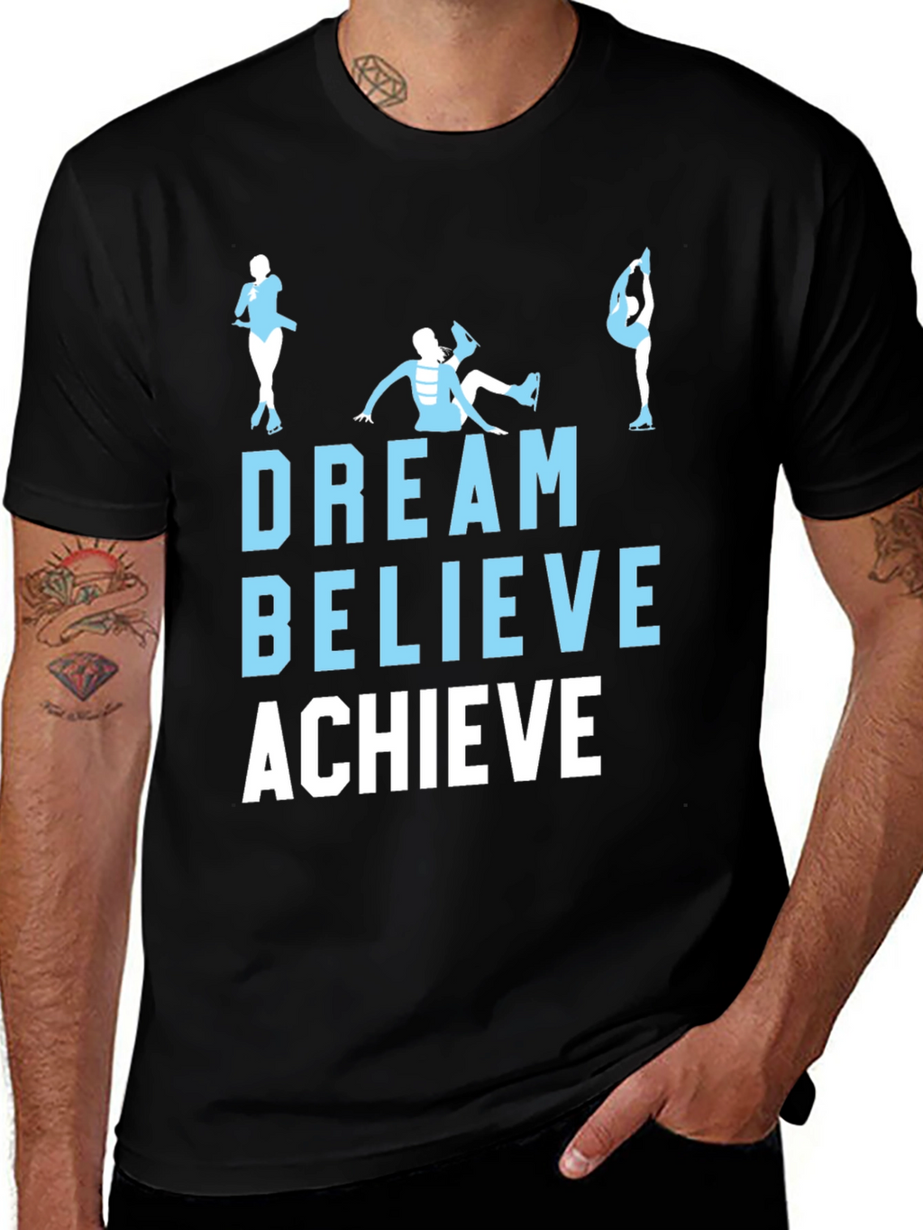 Dream Believe Achieve Skating T-Shirt