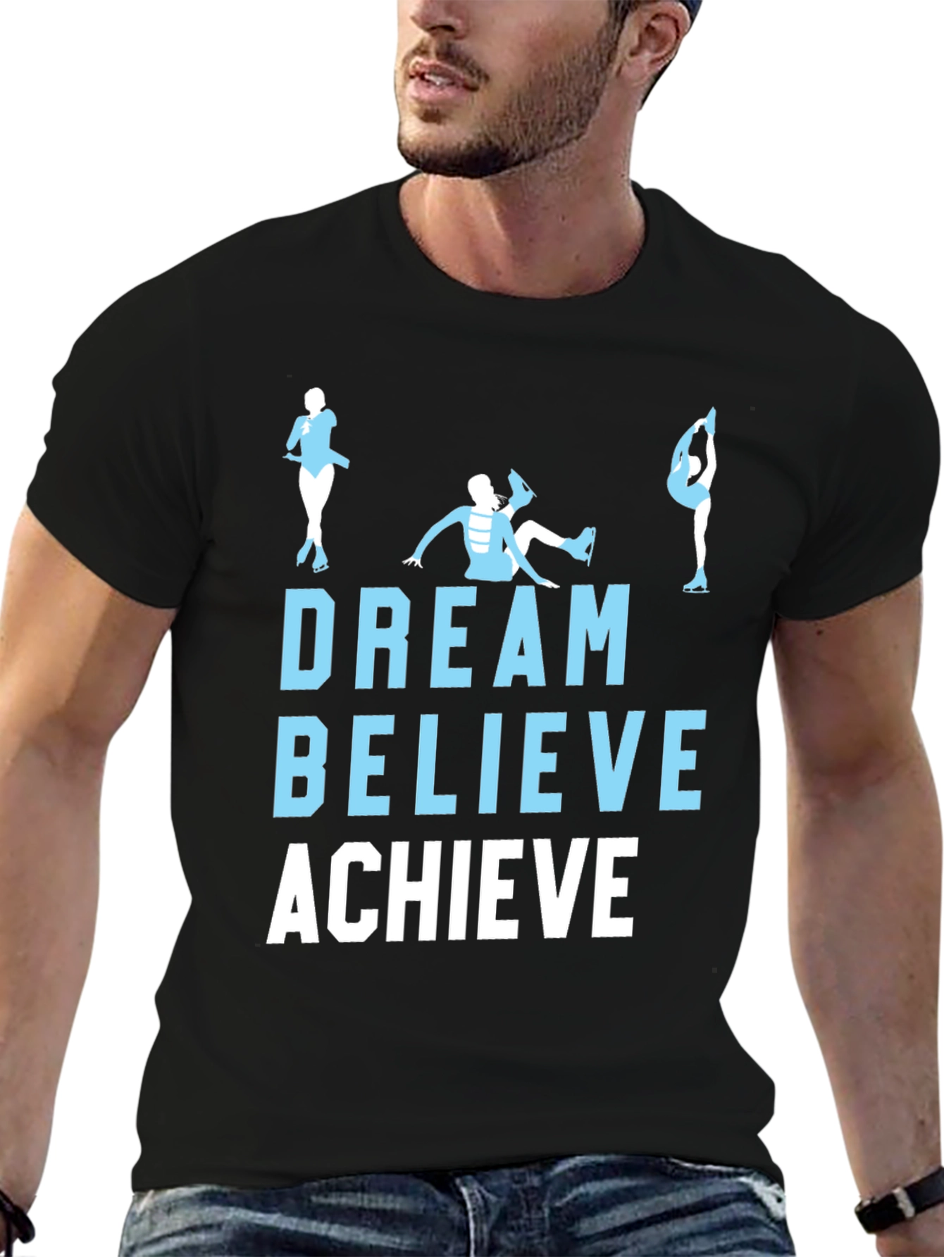 Dream Believe Achieve Skating T-Shirt