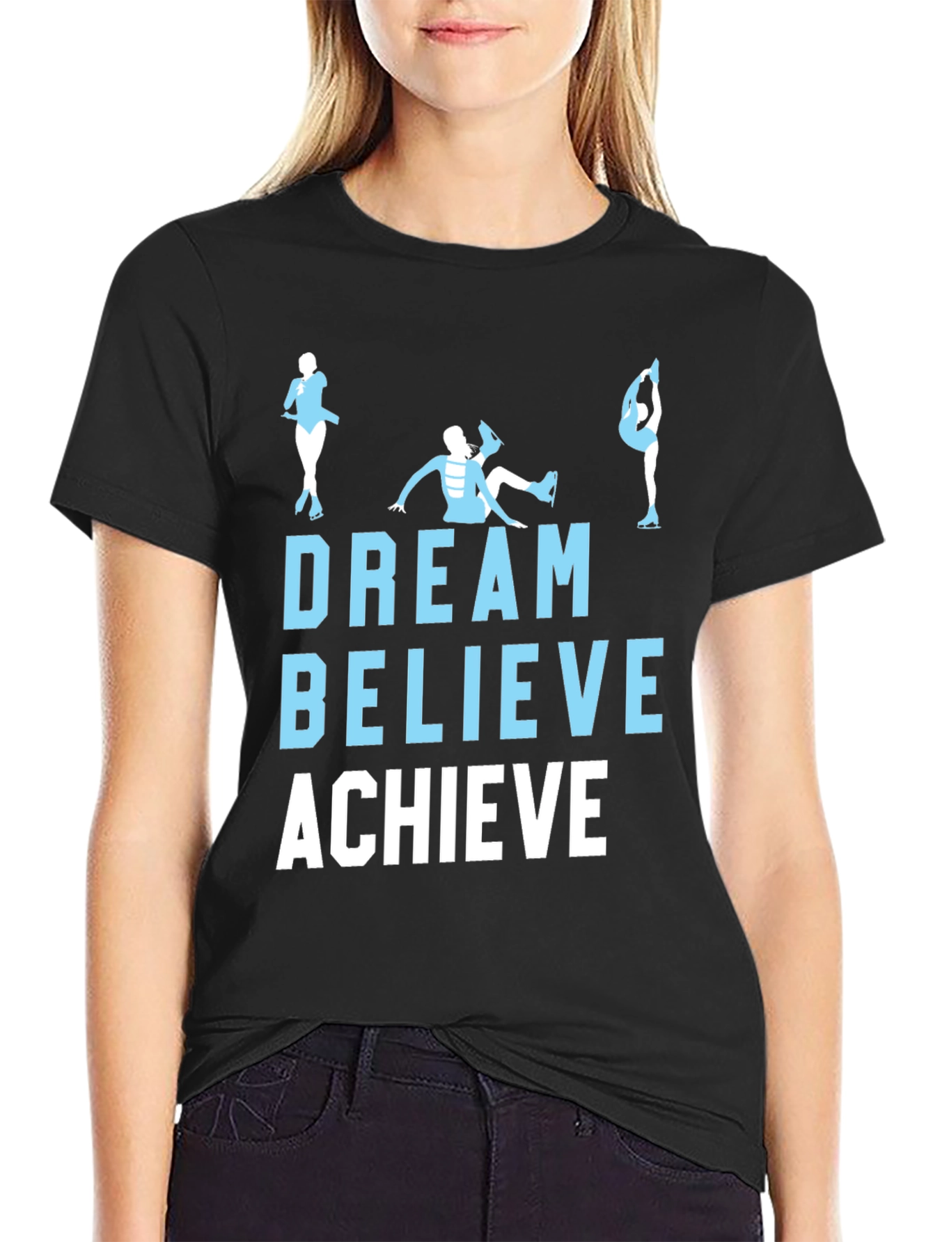Dream Believe Achieve Skating T-Shirt