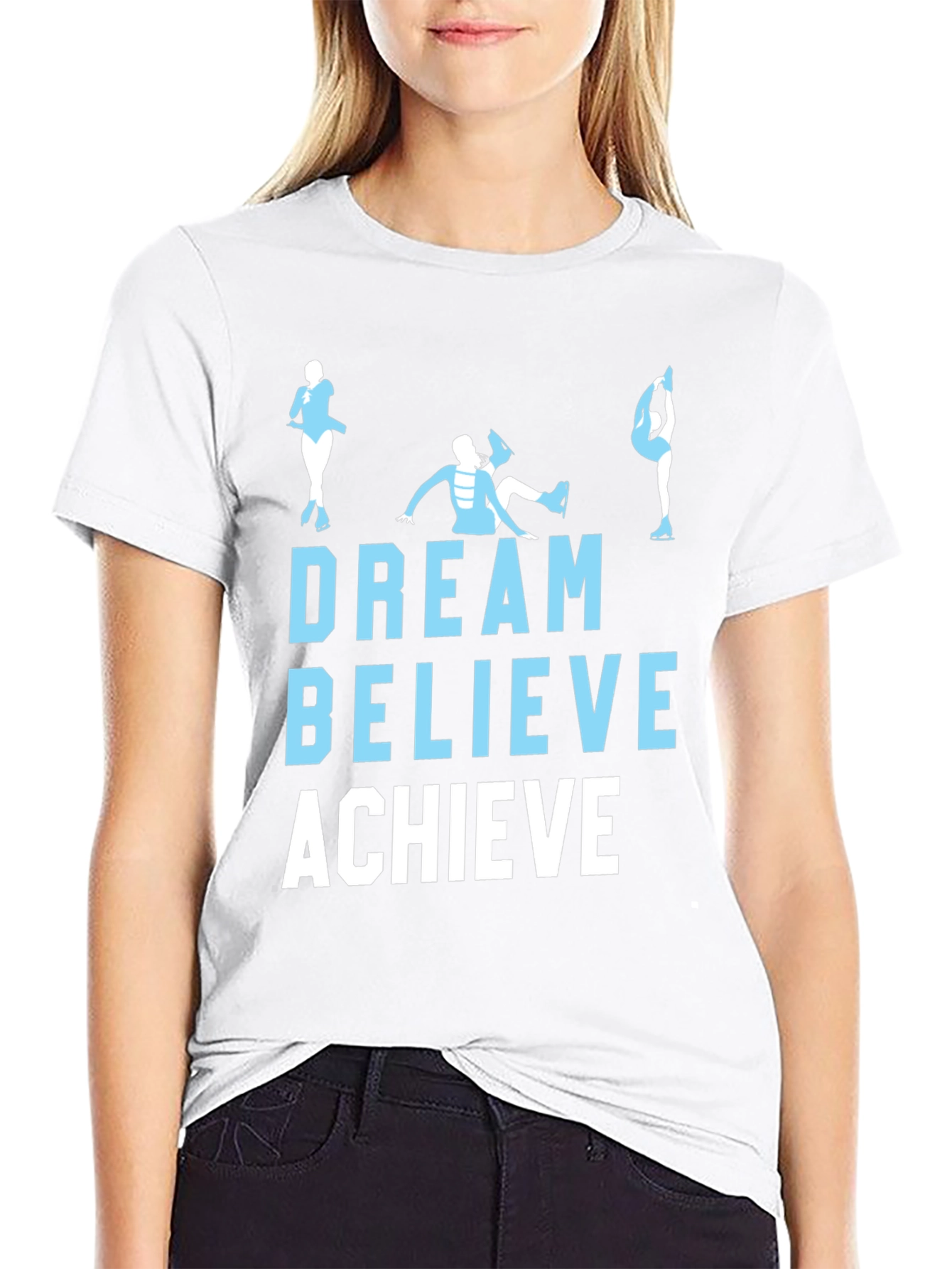 Dream Believe Achieve Skating T-Shirt