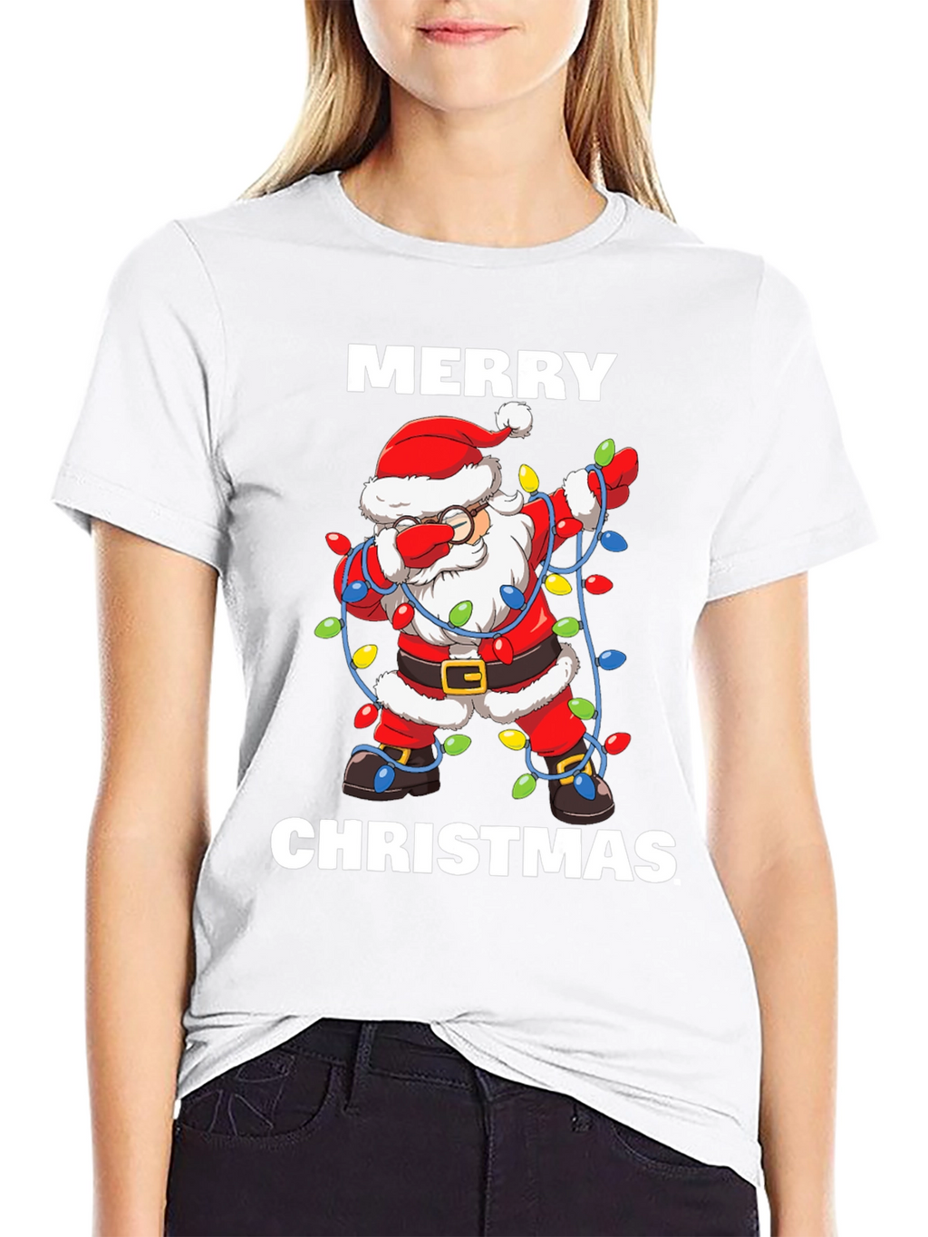 Merry Christmas Dabbing Santa T-Shirt