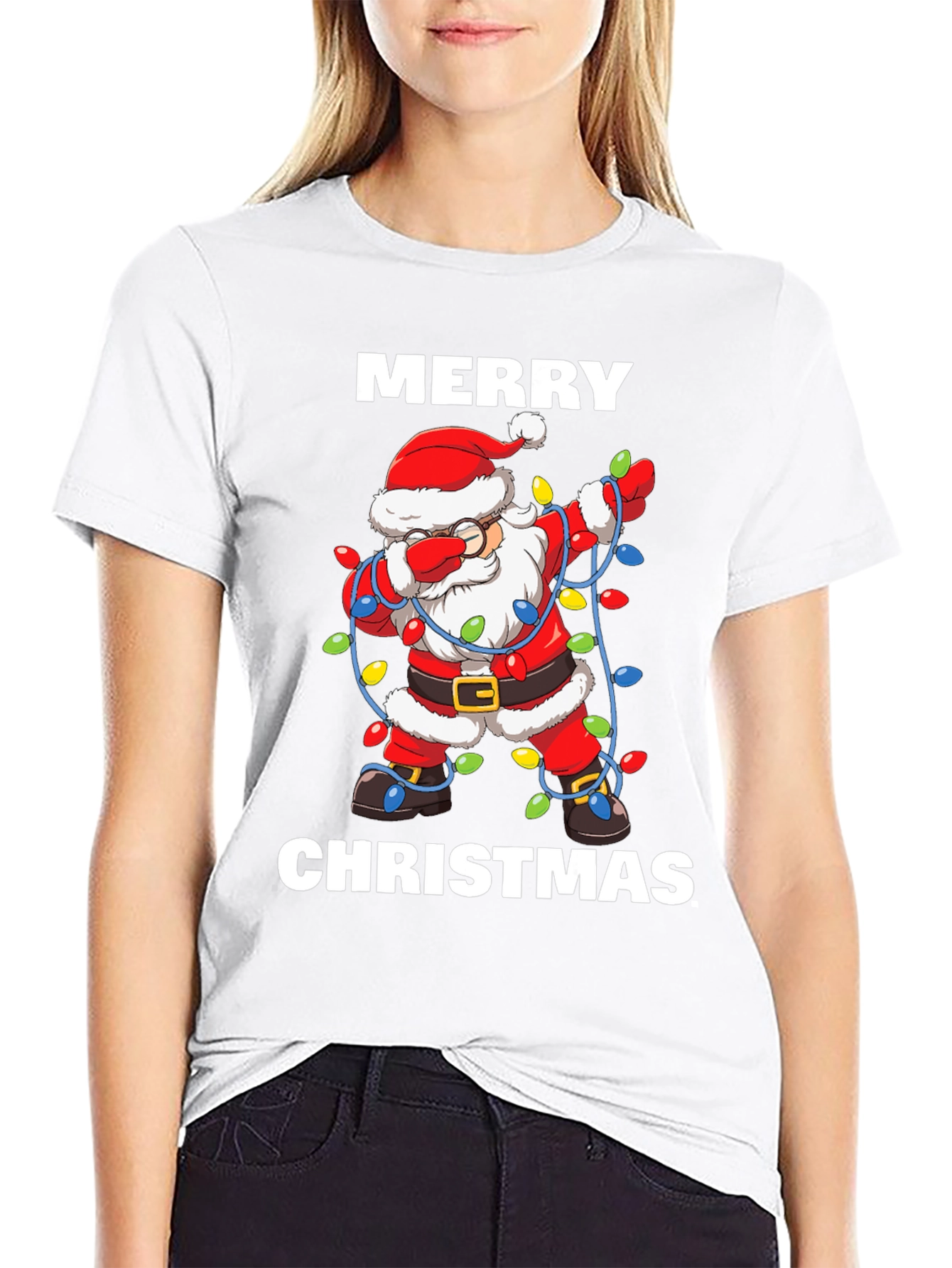 Merry Christmas Dabbing Santa T-Shirt