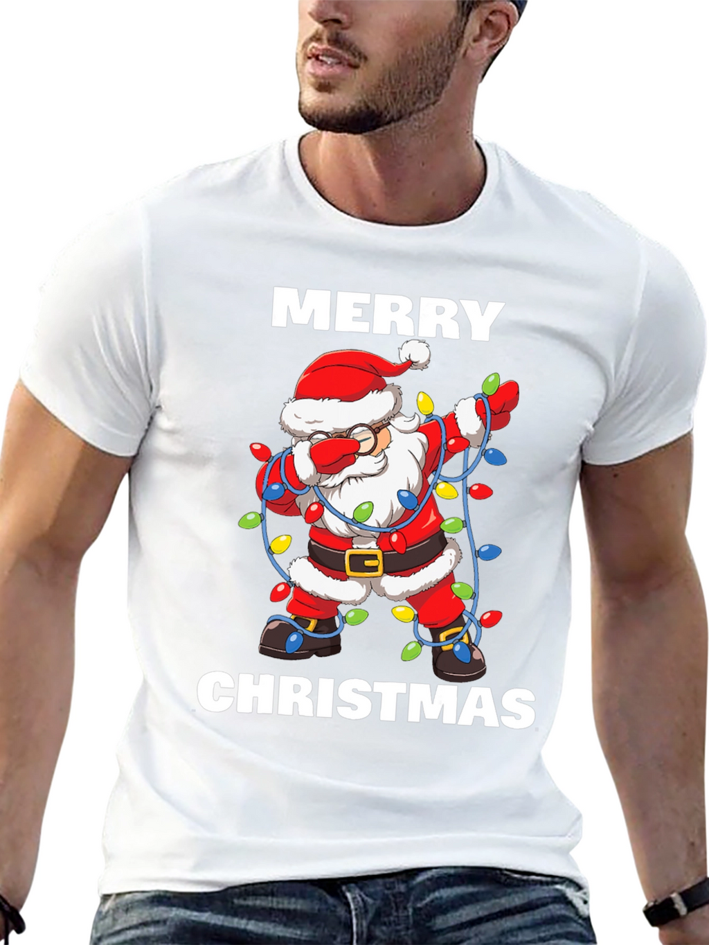 Merry Christmas Dabbing Santa T-Shirt