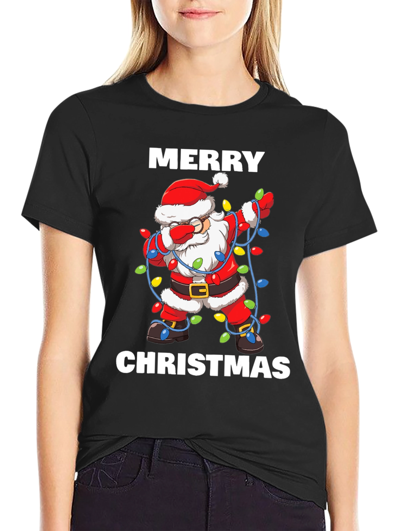 Merry Christmas Dabbing Santa T-Shirt
