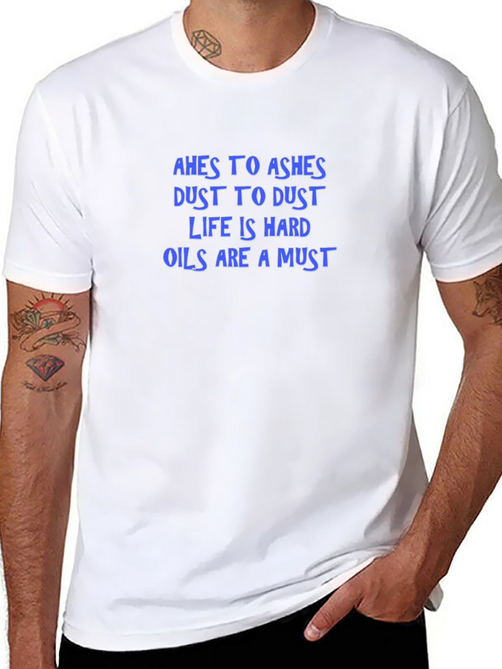 Ashes to Ashes T-Shirt - Humorous Graphic Tee
