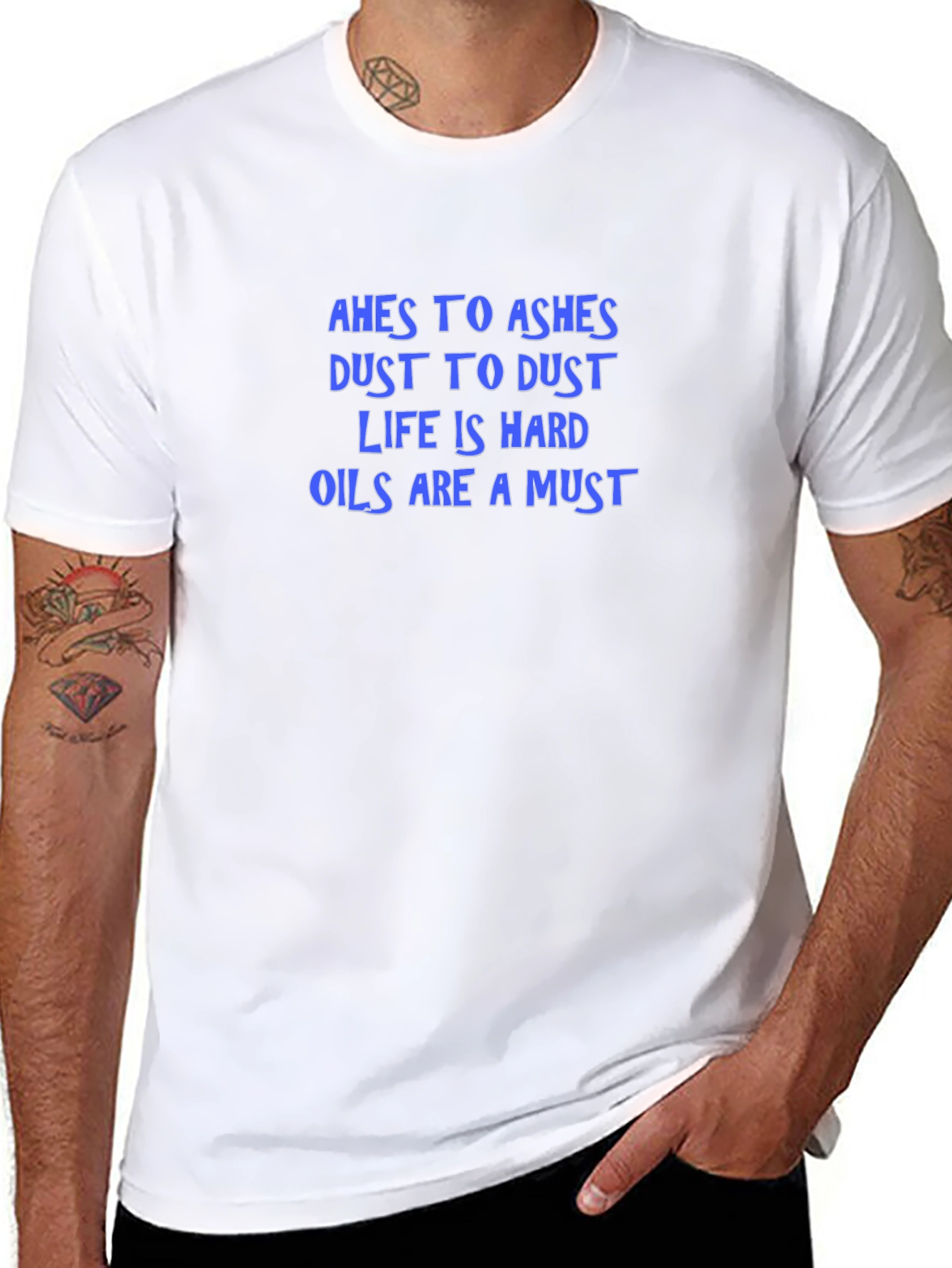 Ashes to Ashes T-Shirt - Humorous Graphic Tee