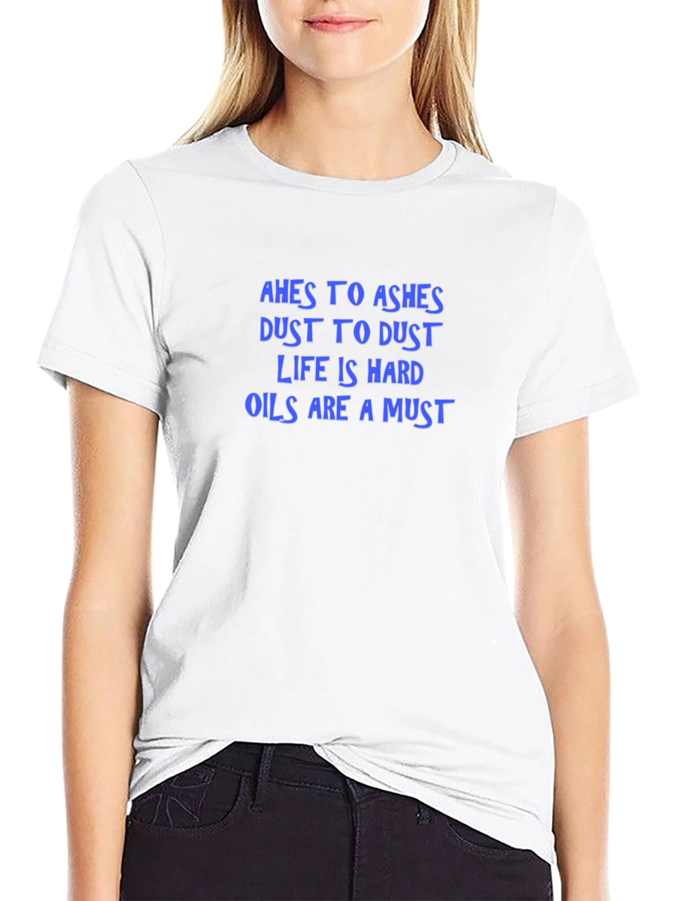 Ashes to Ashes T-Shirt - Humorous Graphic Tee