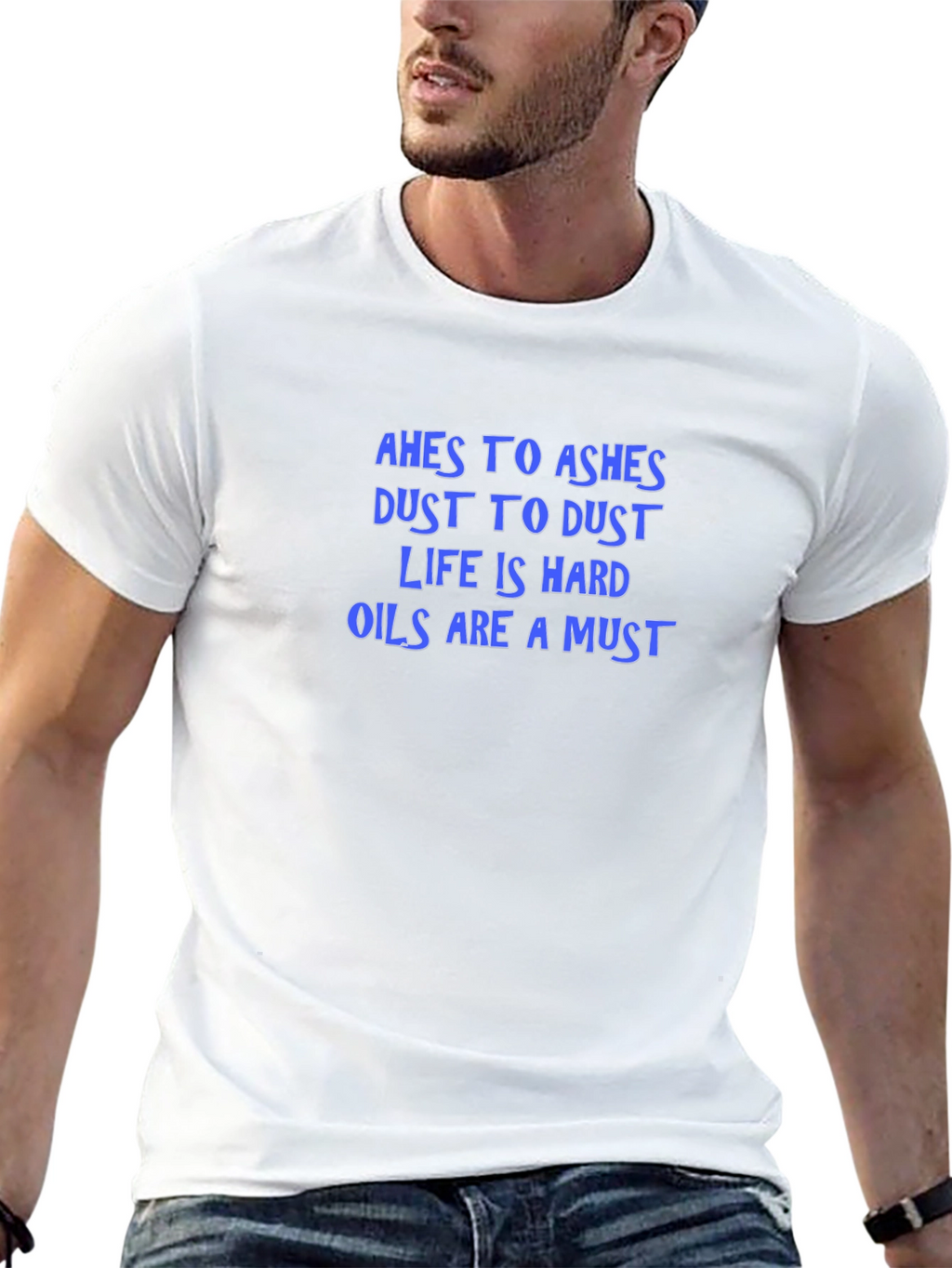 Ashes to Ashes T-Shirt - Humorous Graphic Tee