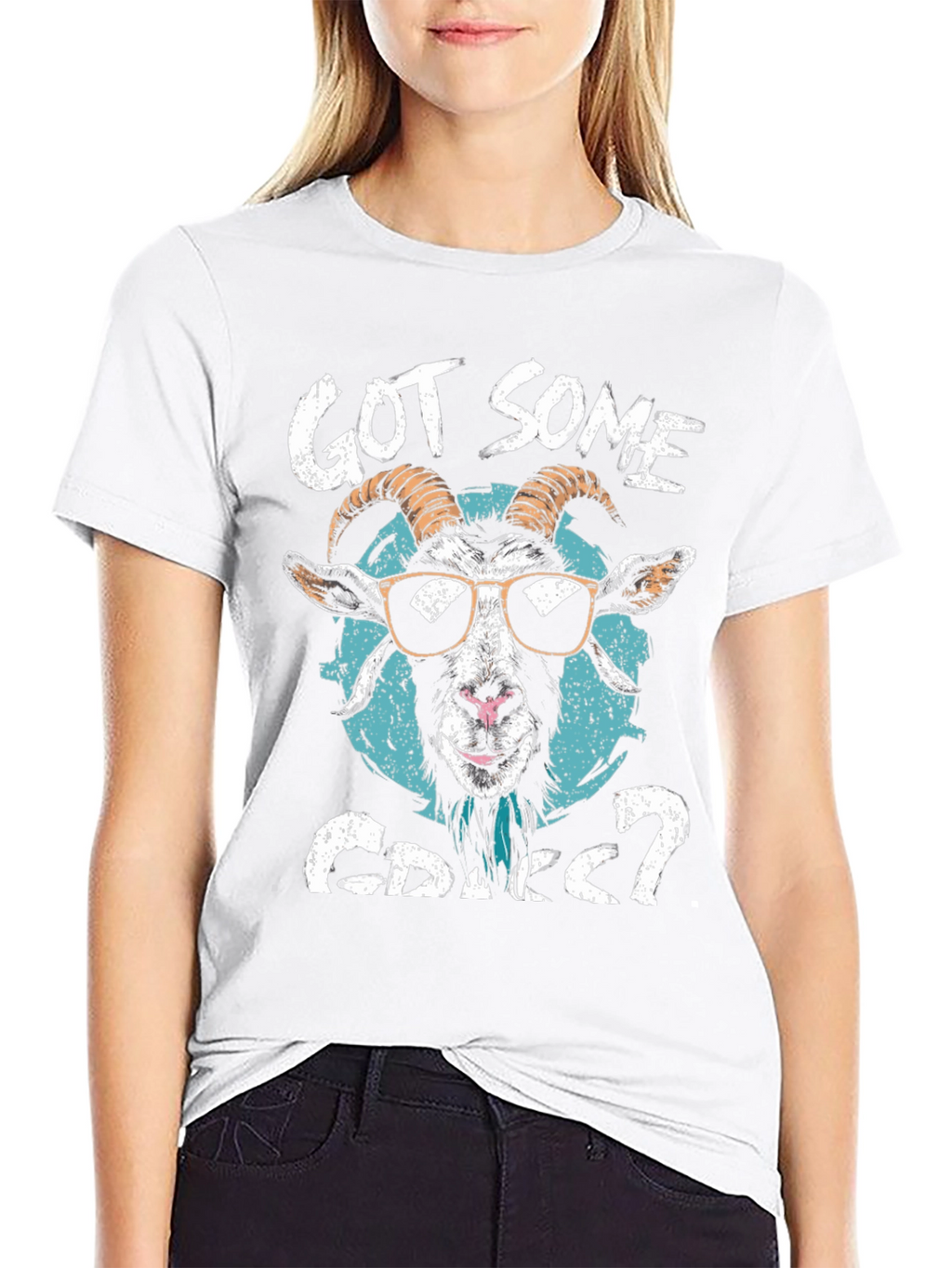 Got Some Grass? Goat Graphic Tee