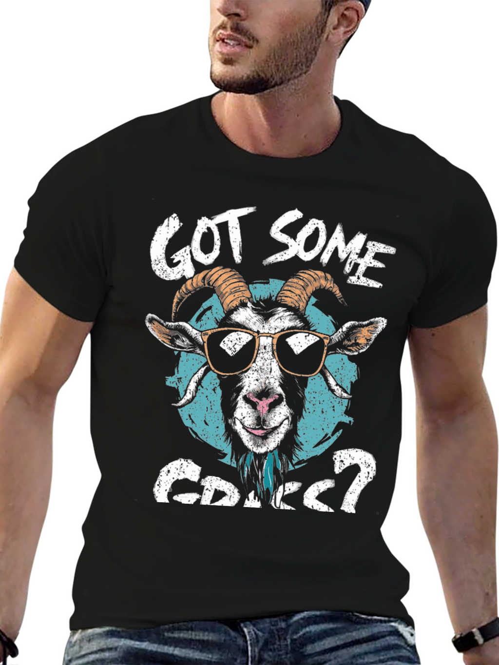 Got Some Grass? Goat Graphic Tee