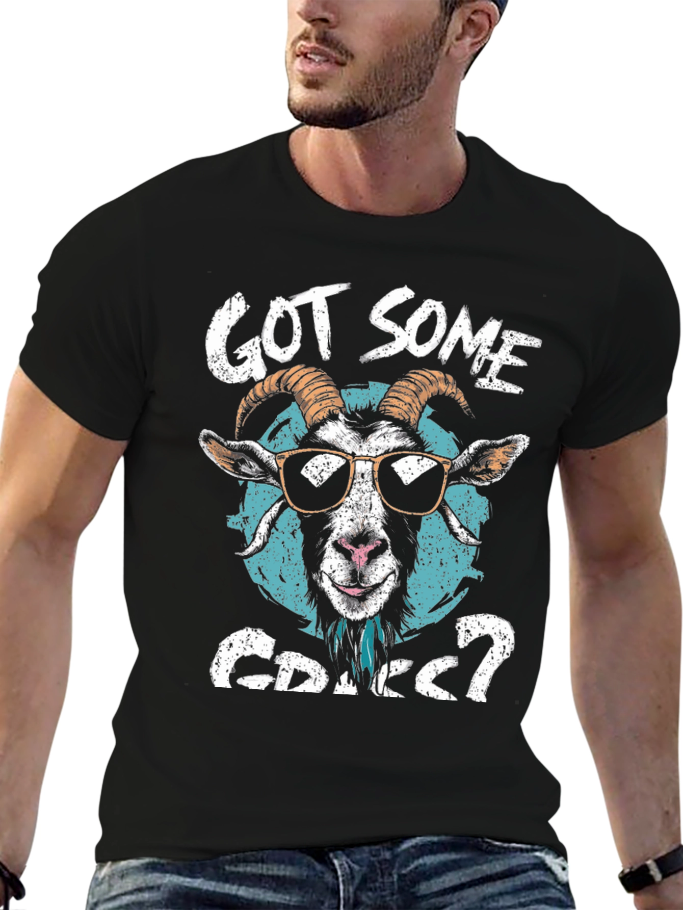 Got Some Grass? Goat Graphic Tee