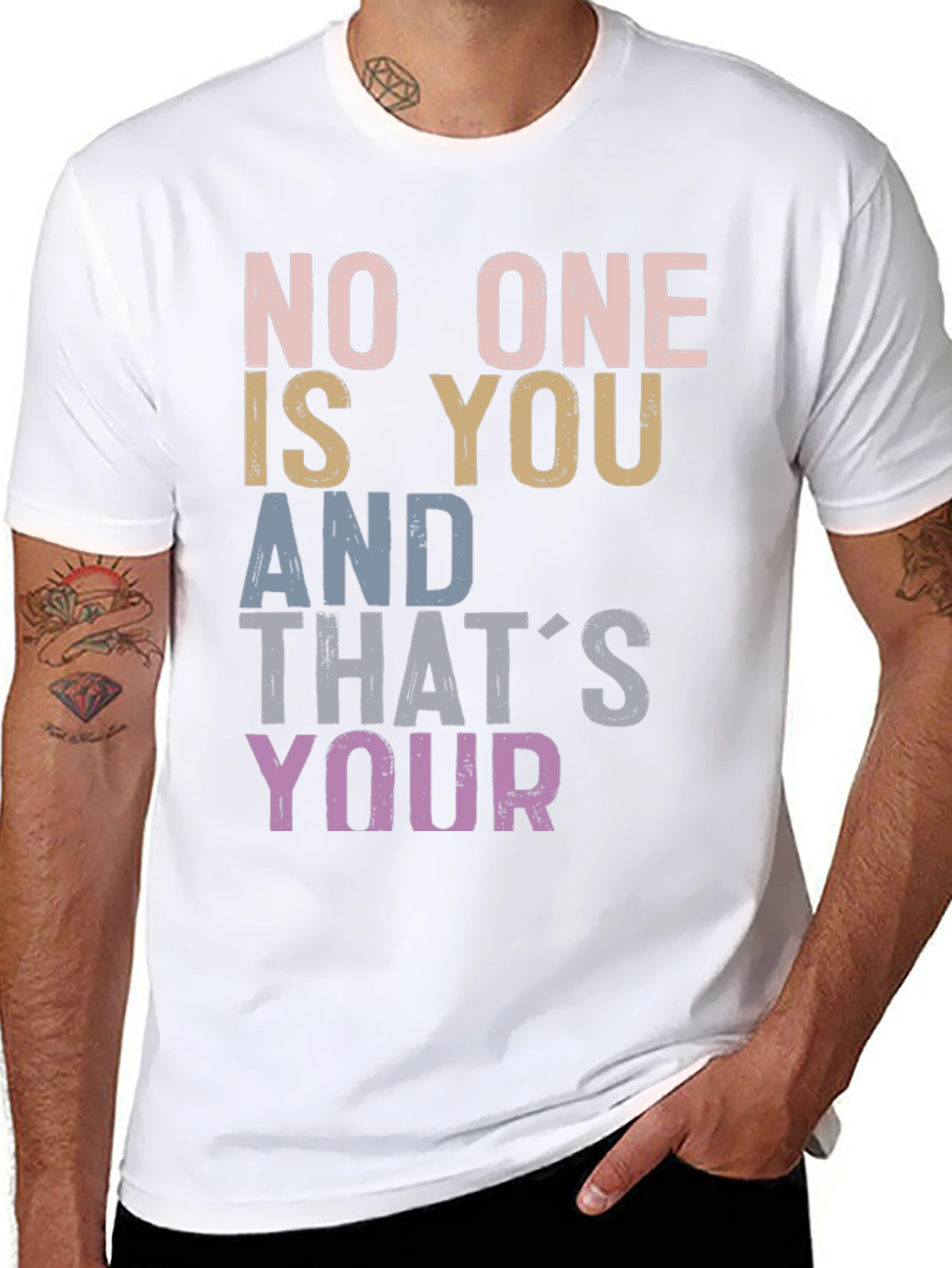 Inspirational Graphic Tee - Be You