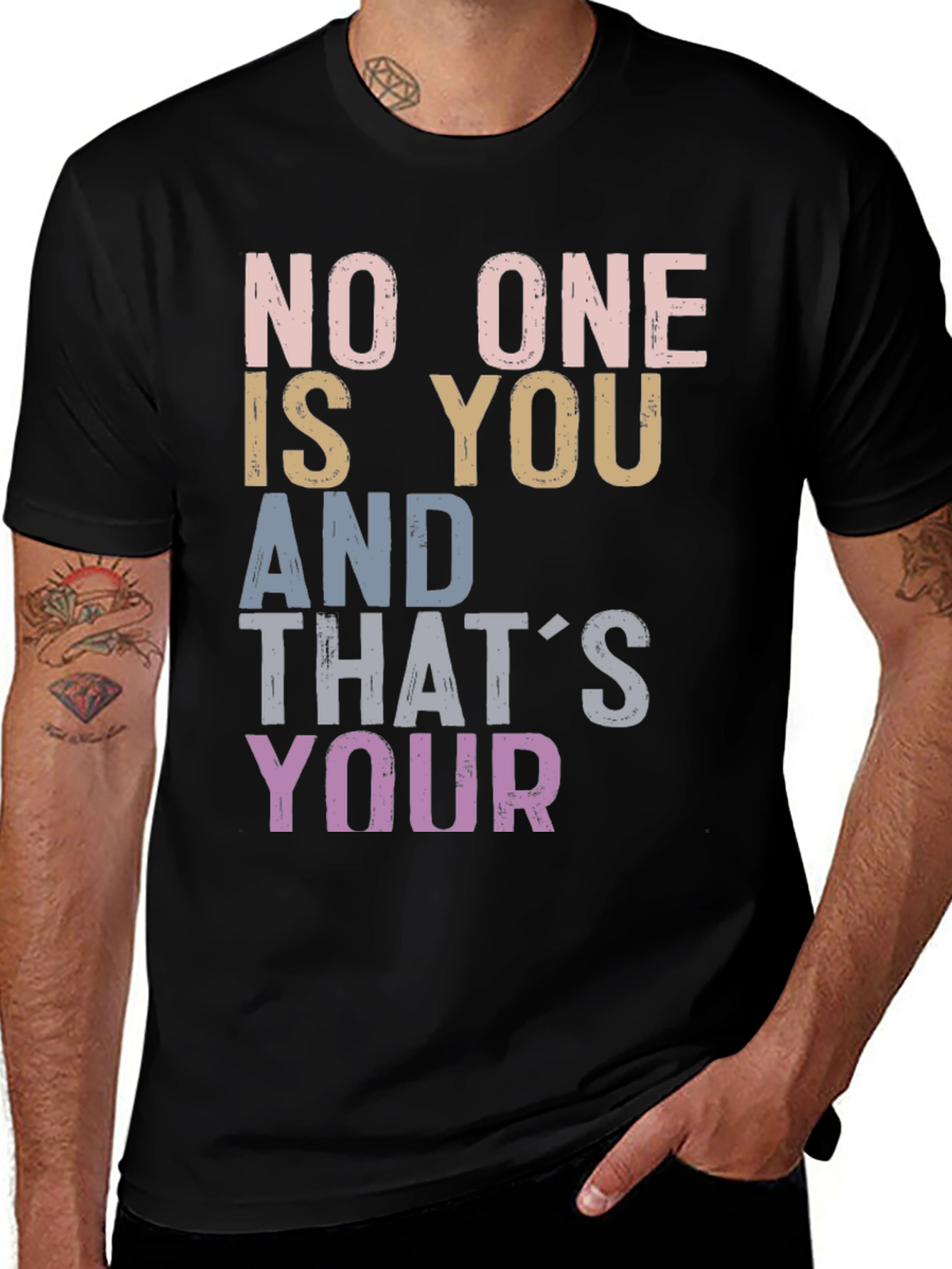 Inspirational Graphic Tee - Be You