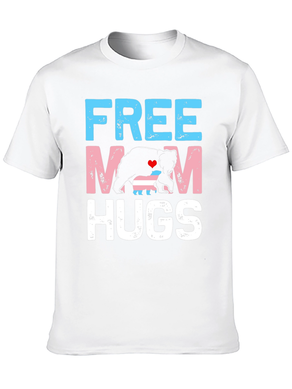 Free Mom Hugs Transgender Bear T-Shirt
