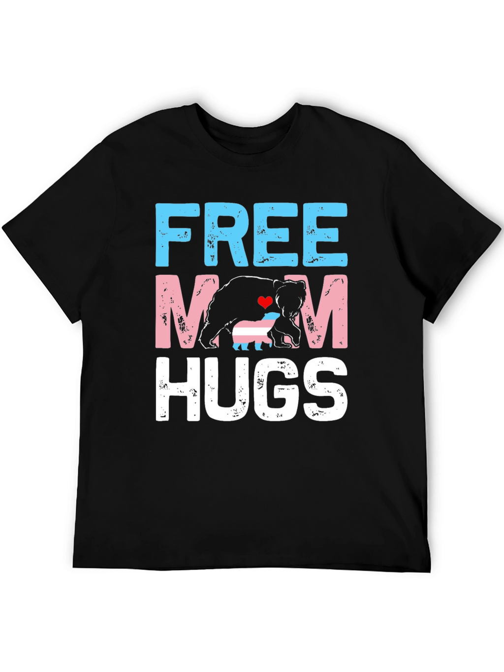 Free Mom Hugs Transgender Bear T-Shirt