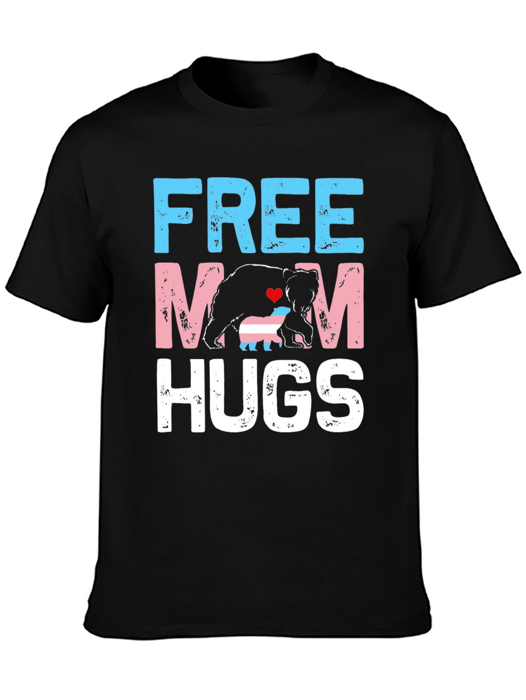 Free Mom Hugs Transgender Bear T-Shirt