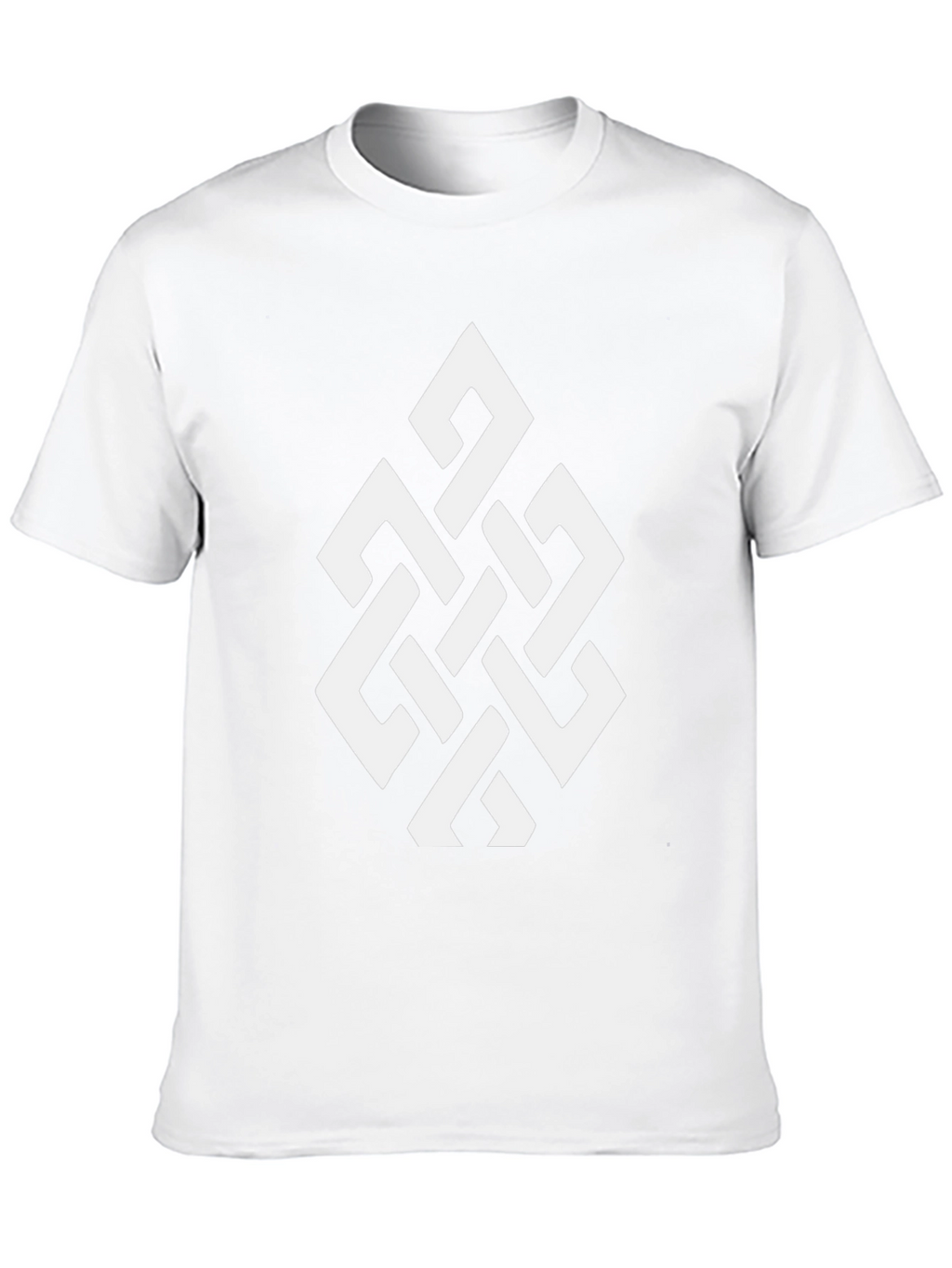 Geometric Knot Black T-Shirt