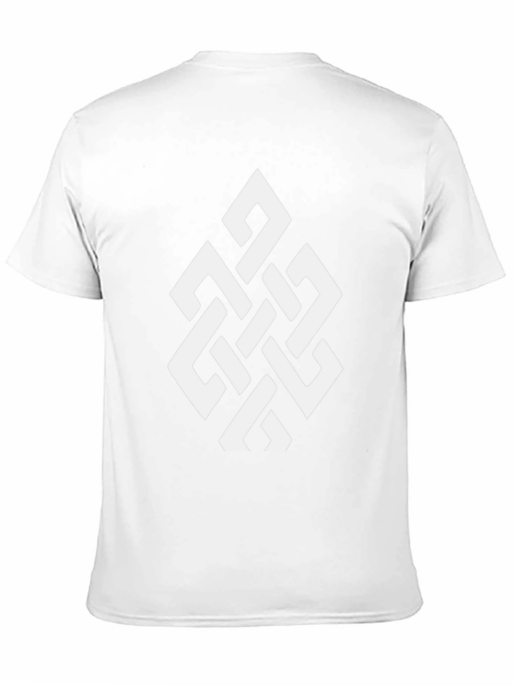 Geometric Knot Black T-Shirt
