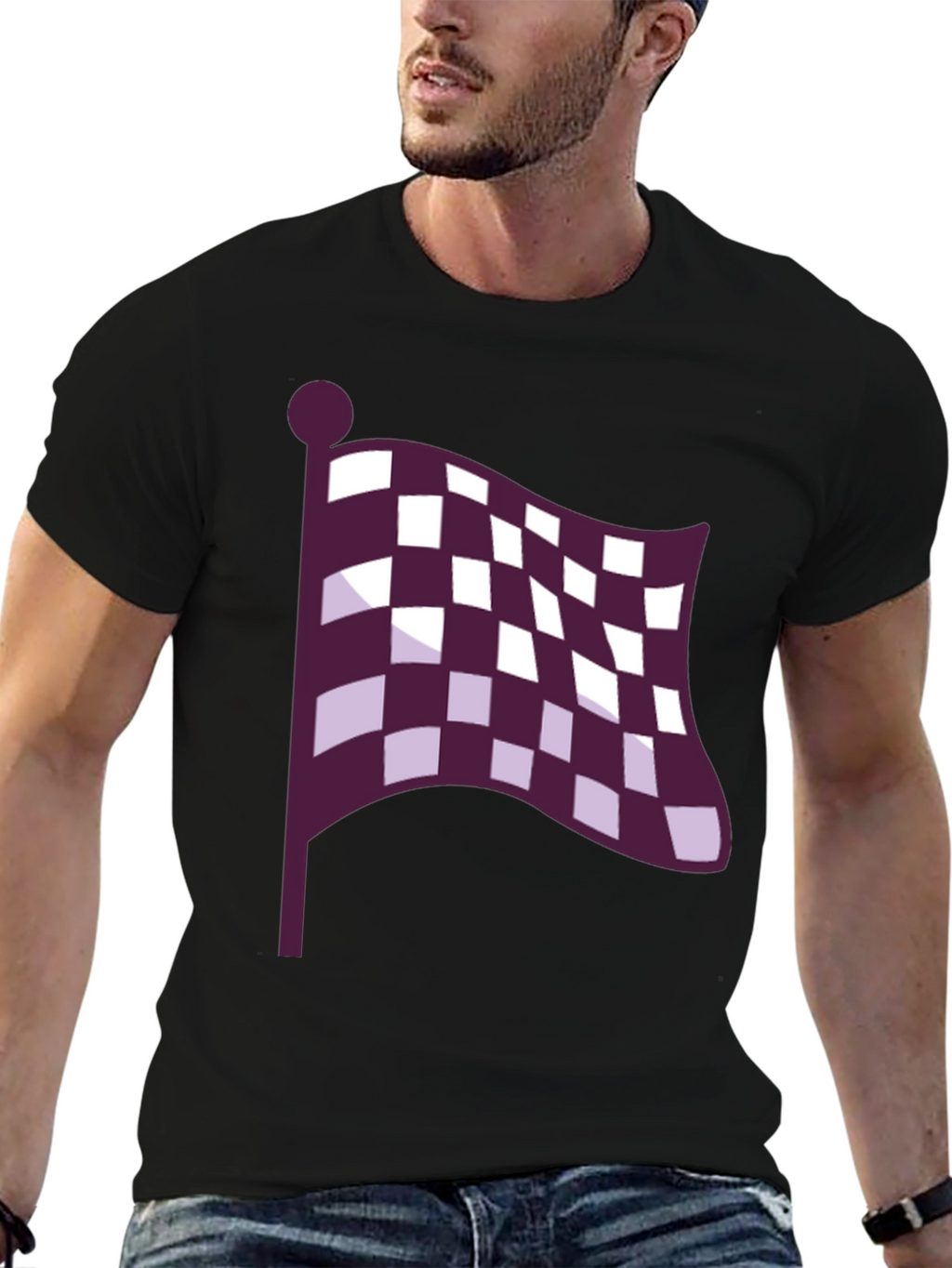Racing Flag Graphic T-Shirt