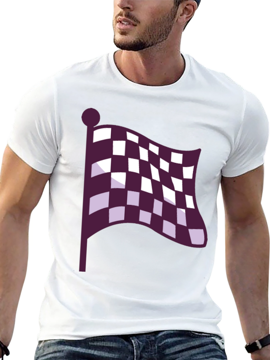 Racing Flag Graphic T-Shirt