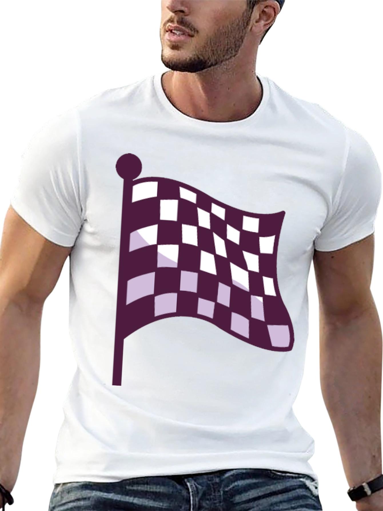 Racing Flag Graphic T-Shirt